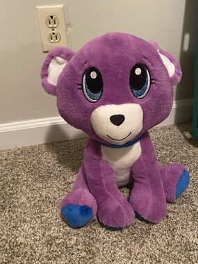 Plush Purple Bear Stuffed Animal - Soft Kids Toy by A&A Global Industries